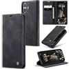 Ottcooed Cover per iPhone 16 Plus Custodia, Cover Pellicola a Libro Portafoglio in Pelle Porta Carte Protettiva Slot per Scheda Flip Case Wallet Case con iPhone 16 Plus, Nero