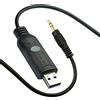 DSD TECH Questo è un cavo seriale USB RS232, terminato con un connettore jack audio da 3,5 mm che consente di accedere ai segnali TX, RX e GND.