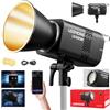 Godox Litemons LE300Bi LE300 Bi Luce Continua a LED Video Light 320w 2800K~6500K 58900Lux/1m TLCI/CRI≈98 Controllo Bluetooth 11 Effetti FX Attacco Bowens Videolight per Vlogging,YouTube(nero)