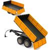 JAMARA 423283 ribaltabile giallo per trattore RC 1:16 - Accessori agricoli, agricoltura, allegato, regalo per bambini, RC plug, piano di carico su/giù con RC