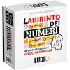 LUDIC - Labirinto Dei Numeri NEW - Gioco di Calcoli e Velocità Mentale | Gioco di Società per Adulti, Ragazzi e Bambini da 8 Anni - 40 Tessere Obiettivo - Idea Regalo Scuola Natale Compleanno