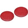 QUARKZMAN Kit per la Realizzazione di Borsa a Uncinetto, Fondo di Borsa in Pelle PU Rotonda da 7 Pollici per Forniture per la Realizzazione di Borse a Uncinetto Borsa a Tracolla, Rosso