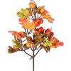 RiloStore 3 rami autunnali 45 cm, decorazione autunnale, foglie d'acero, fogliame, decorazione autunnale, autunno, inverno, composizioni floreali