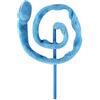 TOPINCN Gatto interattivo giocattolo divertente cartone animato a forma di serpente morbido peluche teaser Gatti Pet Gattino che esercitano giocando giocattolo Catcher Rod Stick(blu)