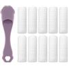 GTYHH 10 Coperture per Dito per Animali Domestici E 1 Spazzolino da Denti in Silicone, Forniture per La Cura Dentale, Strumenti di Pulizia Orale per Pet.