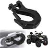 Runfarr Gancio Verricello da 3/8, Gancio Verricello in Acciaio Forgiato Rimorchi per Camion ATV UTV SUV Accessori per Verricello di Traino Cavo Verricello in Corda Sintetica