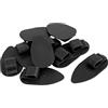 A ABSOPRO Auto Pavimento Tappetino Fissaggio Clip Anti Scivolo Fibbia 28x56mm (Set di 10)