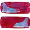 Generic 2 x Lente di ricambio Luci Finale Posteriore Vetro per Mercedes Sprinter Pritsche,MAN TGA TGS TGL TGL,VW Crafter,Scania E-MARK