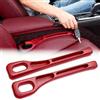OTTOOPPXIN 2 Pezzi Car Seat Gap Filler, 40,9 x 6,5 cm Riempitivo Universale per Fessure del Sedile Auto, Tappi per Sedili Auto Flessibile, per La Maggior Parte dei Modelli di Autoveicoli (Rosso)