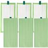 BORDEAG 6 Pezzi di Panni di Ricambio in Microfibra per Mop da Pavimento, Panni di Ricambio, Ricambio per Mop da Pavimento per Mf520/Mf530, Sp520/Sp530, Panno per Mop, Panno Efficiente di Ricambio in