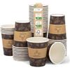 Love Nature Bicchieri Usa e Getta 250 ml - 50 Pezzi Bicchierini Caffè - Bicchieri di Carta Monouso Biodegradabili Cappuccino, Acqua u The