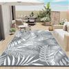 Enyhom Tappeto da Esterno Extra Large 240 x 300 cm, Plastica Tappeto da Giardino Impermeabile Reversibile, Portatile Tappeto Esterno Camper Pieghevole per Picnic, Campeggio, Spiaggia, Terrazza