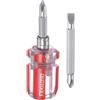 QUARKZMAN 2 in 1 Cacciaviti Corti PH2 Phillips Sl6 Testa Piatta Stubby Magnetica Cacciaviti CR-V Tasca Punta Scanalata Mini Cacciavite Phillips per Riparazioni Fai Da Te