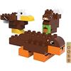 BIOBUDDI Animali Selvatici | Castoro, Aquila e scoiattoli nella Foresta, 27 Pezzi, 100% Compatibile con Lego & Duplo, Prodotto in UE (Paesi Bassi), 97% bioplastica, BB-0105