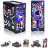 STRUCWOOD Kit fai da te per angolo del libro, decorazione fai da te per casa delle bambole, libreria, puzzle 3D in legno con LED, kit in miniatura per angolo del libro, decorazione per compleanno, Pasqua, per