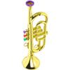 TOYANDONA Tromba Giocattolo Imitazione A Tre Suoni 33.50X13.00X9.00Cm Strumento Musicale Giocattolo per Bambini Strumento di apprendimento Precoce Sviluppo Musicale