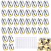 CIMOYBAI 30 Pezzi Mini Luci LED a Batteria, LED Decorative per Modello in Miniatura, mini led a batteria per Modello in Miniatura per Giocattoli Case Delle Bambole Modelli Artigianali(Luce Bianca)