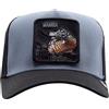 Goorin Bros. Limited Edition Mamba Cappellino Trucker Unisex Slate Cappello Baseball in Tessuto Chiusura a Scatto Regolabile, Patch Cobra, Blu Grigio