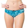 Satini Donna Belle Intimo Bikini Mutandine Sottogonna (Blu Acqua, M)