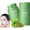 AONAT Set da 2 Maschere Viso al Tè Verde in Stick,Maschera al Tè Verde Viso Purificante,Pulizia Profonda dei Pori, Anti Punti Neri,Controllo del Sebo,Maschera Purificante e Idratante, Tutti i Tipi di Pelle