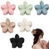 YIHECWY 6 fermagli per capelli a forma di fiore, per donne e ragazze, antiscivolo, grandi, in ABS, resistenti (8 cm)