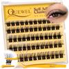 QUEWEL Extension Ciglia Autoadesive,Ciuffetti Ciglia Finte Mix 10-16 MM, 60 ciglia riutilizzabili per principianti, senza colla,Uso fai da te.(DH04)
