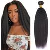 Tuheerst 34 Inch Capelli Umani Yaki Straight Human Hair Bundles 1B Natural Black Human Hair Extensions Echthaar Tressen Double Weft Unprocessed Virgin Hair for Woman 1 Bundle