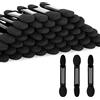 G2PLUS 100PCS Applicatore Ombretto:Pennelli Spugna Ombretto Nero,Applicatore di Pennello da Trucco Bellezza Attrezzo di Trucco