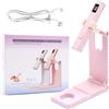 LEDSUUEI Lampada UV LED per Unghie Piccola LEDSUUEI【Asciugatura Sicura】Portatile Ricaricabile Fornetto Unghie Semipermante Rapida, Mini Lampada LED Unghie per Gel, Smalti, Nail Strips Salon/Viaggio, Rosa