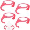 Penitue 4 Pezzi Manici per Biberon per Tommee Tippee, Impugnatura Ergonomica e Antiscivolo Senza BPA Manici Biberon for l'Allattamento dei Neonati (Rosa)