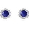 VONALA Orecchini in Lapislazzuli Gioielli Orecchini in argento sterling con perno in Lapis Blu Regali di compleanno Boho per le donne