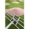 BMS Products British Manufacturing Solutions - Levelawn Liuto in acciaio inox, larghezza 116,8 cm, per semina, terreno/sabbia. Manico in alluminio resistente a tutta lunghezza (larghezza 116,8 cm)