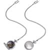 MrMrKura Portagioie Da Viaggio In Pelle PU 2 Strati - Custodia Portatile Per Anelli, Orecchini E Collane, Regalo Per Donna (Nero)