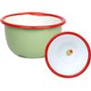 Talking Tables Bon Appetit Ciotola Smaltata Olive Fatta a Mano Verde Vintage, Piatto Snack Resistente, Leggera, Lavastoviglie, 10cm