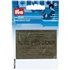 Prym 922003 - Etichetta blu denim, in finta pelle scamosciata, colore: verde oliva