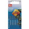 Prym Ferri da Ricamo per Ciniglia N 24 6 Pezzi, 37 mm Lunghezza x 0,80 mm Spessore, Oro/Argento