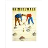 Wee Blue Coo - Stampa artistica vintage per viaggi invernali, motivo: Grindellwald, B12 x 1784