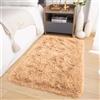 Oxford Homeware Tappeti Soggiorno 60x110 cm - Tappeti Beige per Camera da Letto Piccola - Tappeto Soffice Shaggy Super Morbido Antiscivolo Tappeti Moderni Lavabili Scendiletto per Camera dei Bambini