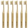 Gaia Guy Spazzolino da denti in bambù con setole naturali per bambini (senza nylon, solo peli di cinghiale), totalmente compostabili e biodegradabili, con setole di cinghiale e bambù, zero rifiuti,