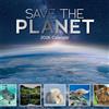 The Gifted Stationery The Gifted Stationary - Calendario da parete quadrato 2026, motivo: Save the Planet, 16 mesi, tema mondo naturale, con 180 adesivi promemoria, planner mensile per casa o spazi creativi, 30,5 x 30,5 cm