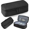 Azragon Astuccio portamatite di grande capacità con organizer multi-scomparto per penne, pennarelli, trucchi e accessori da viaggio, ideale per