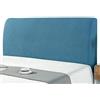 Copri Testata Letto Imbottita Elastica, Coperchio Versione AggiornataIn Testate Decorazione Copertina Antipolvere, Per Testiera Twin Queen King,Grey-120x73cm