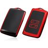 GAFAT Custodia Chiavi per Dacia Sandero 3/ Stepway 3 III/ Jogger 2025 2026-2021, Protezione per Chiavi in Gel di Silicio TPU, Dacia Sandero 3 Accessori, Jogger Accessori (Rosso)