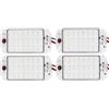 ANYPOWK Luci a LED 12 V per camper con interruttore on/off 5 W luce diurna 500 lm, illuminazione interna per camper, furgone, rimorchio, barca, set di 4