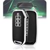 LELNOOS Cover Chiave Auto, Silicone Custodia Chiave Protettiva Copri Chiavi per Kia EV6 Sportage 5 NQ5 GT Line Plus Sorento Niro Ceed Proceed Xceed Stonic Optima Cerato Carnival Cadenza Soul Seltos