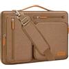 MOSISO Borsa Tracolla Laptop Custodia Computer | Compatibile con MacBook HP,Dell,Lenovo, Asus Notebook,Lato Open Borse Messenger&4 Cerniera Tasche&Handle