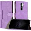 Netany Custodia Compatibile con Xiaomi Redmi Note 8 Pro,custodia magnetica in pelle PU con [Slot Cart] [Supporto Stand] [Magnetica] (Viola)