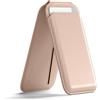 Satechi Portafoglio MagSafe e Supporto per iPhone, Portacarte Magnetico con NFC e 4 Slot per Carte - Materiale Premium (PU) - Desert Rose