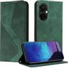 Fatcatparadise Cover per One Plus Nord CE3Flip Caso in PU Pelle Premium Portafoglio Custodia [Kickstand] [Slot per Schede] [Chiusura Magnetica] per One Plus Nord CE3 (Verde)