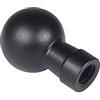 NovelGoal Alluminio 17MM Testa A Sfera Montaggio 1/4 Vite Maschio/Femmina Adattatore per Action Camera Phone Stand GPS Staffa Supporto